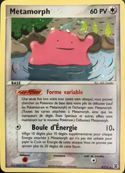 Carte Métamorph de l'extension EX Rouge Feu & Vert Feuille, numéro 4/112