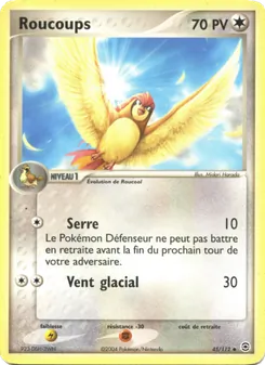 Carte Roucoups de l'extension EX Rouge Feu & Vert Feuille, numéro 45/112