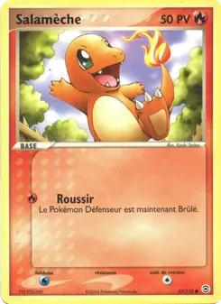 Carte Salamèche de l'extension EX Rouge Feu & Vert Feuille, numéro 57/112