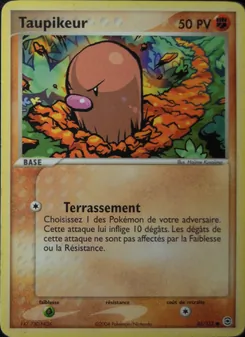 Carte Taupikeur de l'extension EX Rouge Feu & Vert Feuille, numéro 61/112