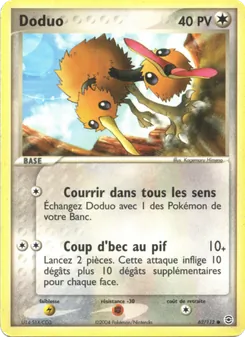 Carte Doduo de l'extension EX Rouge Feu & Vert Feuille, numéro 62/112