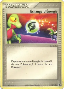 Carte Échange d'Énergie de l'extension EX Rouge Feu & Vert Feuille, numéro 90/112