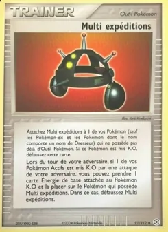 Carte Multi expédition de l'extension EX Rouge Feu & Vert Feuille, numéro 91/112