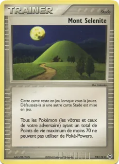 Carte Mont Selenite de l'extension EX Rouge Feu & Vert Feuille, numéro 94/112