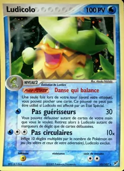 Carte Ludicolo de l'extension EX Deoxys, numéro 10/107