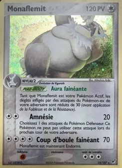 Carte Monaflèmit de l'extension EX Deoxys, numéro 15/107