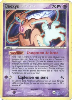 Carte Deoxys de l'extension EX Deoxys, numéro 16/107