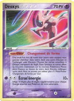 Carte Deoxys de l'extension EX Deoxys, numéro 17/107