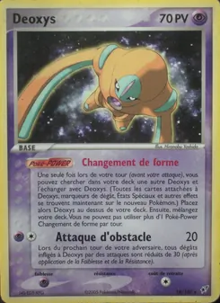 Carte Deoxys de l'extension EX Deoxys, numéro 18/107