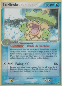 Carte Ludicolo de l'extension EX Deoxys, numéro 19/107