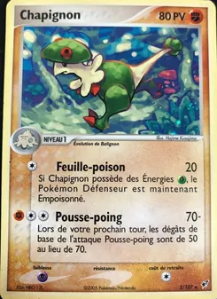Carte Chapignon de l'extension EX Deoxys, numéro 3/107