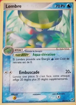 Carte Lombre de l'extension EX Deoxys, numéro 33/107