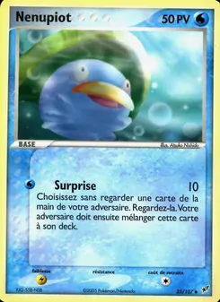 Carte Nénupiot de l'extension EX Deoxys, numéro 35/107