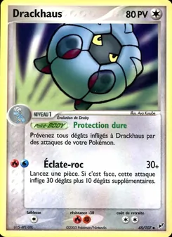 Carte Drackhaus de l'extension EX Deoxys, numéro 45/107