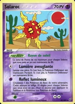 Carte Solaroc de l'extension EX Deoxys, numéro 47/107