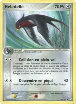 Carte Hélédelle de l'extension EX Deoxys, numéro 49/107