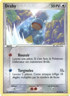 Carte Draby de l'extension EX Deoxys, numéro 52/107