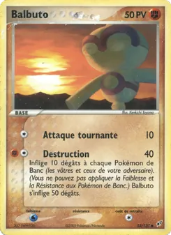 Carte Balbuto de l'extension EX Deoxys, numéro 53/107
