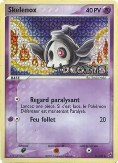 Carte Skelénox de l'extension EX Deoxys, numéro 58/107