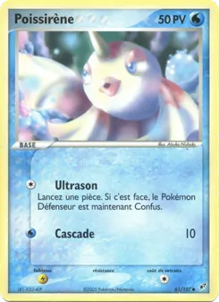 Carte Poissirène de l'extension EX Deoxys, numéro 61/107