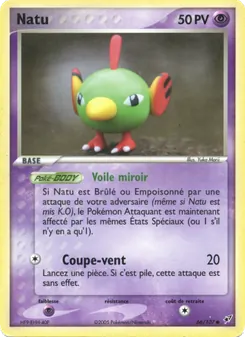 Carte Natu de l'extension EX Deoxys, numéro 66/107
