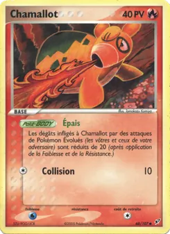 Carte Chamallot de l'extension EX Deoxys, numéro 68/107
