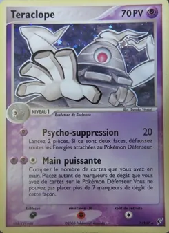 Carte Téraclope de l'extension EX Deoxys, numéro 7/107