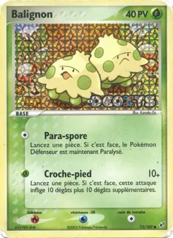 Carte Balignon de l'extension EX Deoxys, numéro 72/107
