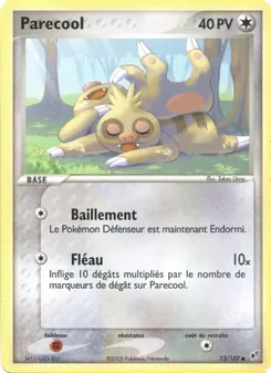 Carte Parecool de l'extension EX Deoxys, numéro 73/107
