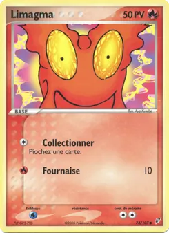 Carte Limagma de l'extension EX Deoxys, numéro 74/107