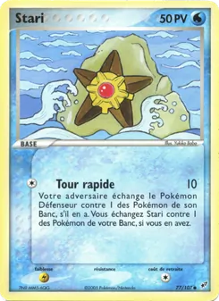Carte Stari de l'extension EX Deoxys, numéro 77/107