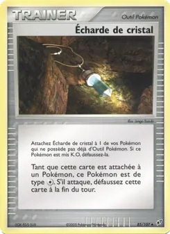 Carte Écharde de cristal de l'extension EX Deoxys, numéro 85/107