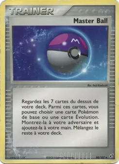 Carte Master Ball de l'extension EX Deoxys, numéro 88/107