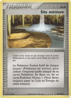 Carte Site météore de l'extension EX Deoxys, numéro 89/107