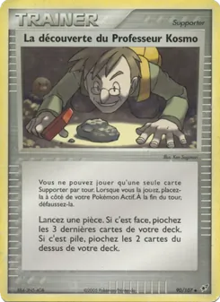 Carte La découverte du Professeur Kosmo de l'extension EX Deoxys, numéro 90/107