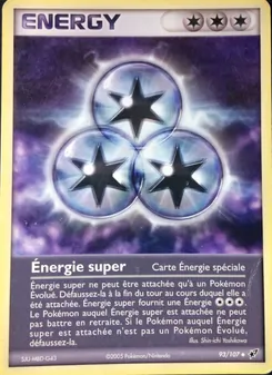 Carte Énergie super de l'extension EX Deoxys, numéro 93/107