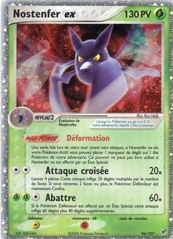 Carte Nostenfer ex de l'extension EX Deoxys, numéro 96/107
