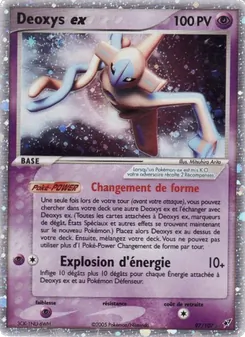 Carte Deoxys ex de l'extension EX Deoxys, numéro 97/107