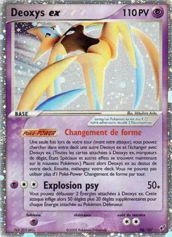 Carte Deoxys ex de l'extension EX Deoxys, numéro 98/107