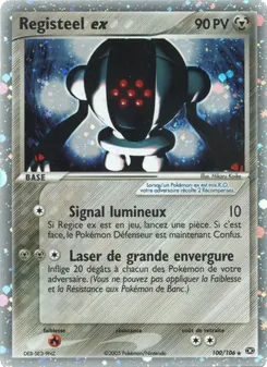 Carte Registeel ex de l'extension EX Émeraude, numéro 100/106