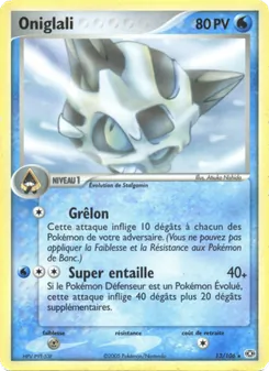 Carte Oniglali de l'extension EX Émeraude, numéro 13/106