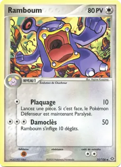 Carte Ramboum de l'extension EX Émeraude, numéro 35/106