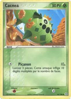 Carte Cacnea de l'extension EX Émeraude, numéro 44/106