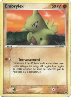 Carte Embrylex de l'extension EX Émeraude, numéro 52/106