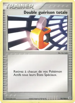 Carte Double guérison totale de l'extension EX Émeraude, numéro 76/106