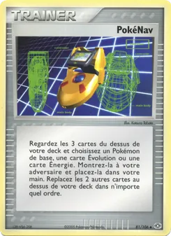 Carte PokéNav de l'extension EX Émeraude, numéro 81/106