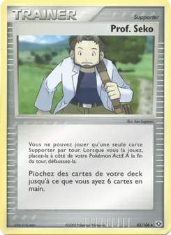 Carte Prof. Seko de l'extension EX Émeraude, numéro 82/106