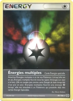 Carte Énergies multiples de l'extension EX Émeraude, numéro 89/106