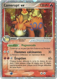 Carte Camerupt ex de l'extension EX Émeraude, numéro 92/106