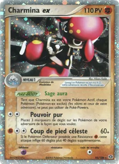 Carte Charmina ex de l'extension EX Émeraude, numéro 95/106